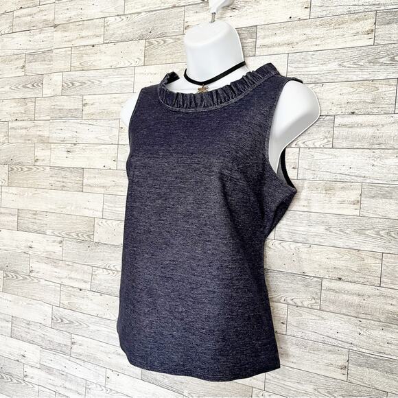 GAP Dark Blue Denim Sleeveless V-Back Top, S, NWT! - Picture 4 of 9